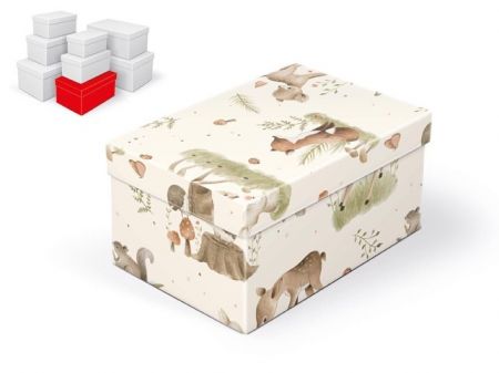 Krabice dárková B-C009-E 24x16x12cm