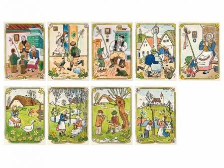 Pohlednice velikonoce Josef Lada (50)