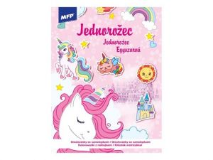 Omalovánky se samolepkami Jednorožec 210x295mm/32s