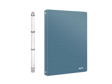 Pořadač M 4-kroužek A4 modrý
