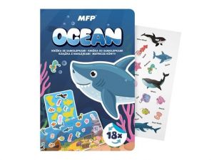 Samolepková kniha Oceán, 12x18cm, 18 samolepek