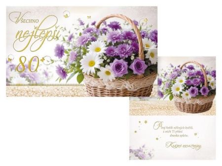 Přání k narozeninám 80 M11-560 T