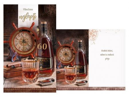 Přání k narozeninám 60 M11-563 T