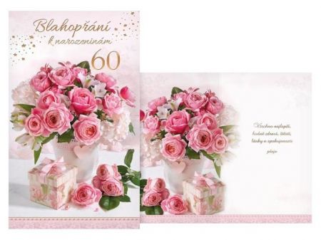 Přání k narozeninám 60 M11-556 H