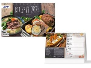 Kalendář stolní Recepty 2026 / 23cm x 23cm / 1061678