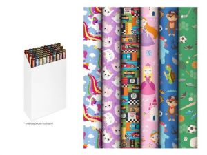 Balicí papír role 200x70 mix dětský