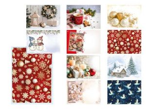 Dopisní obálka MFP C5 170g/m2 vánoční (mix)