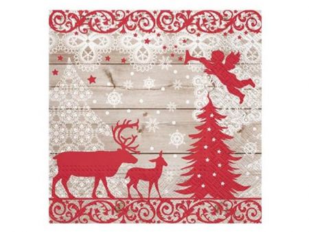 Ubrousek P 33x33 vánoční SDL080800