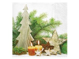 Ubrousek P 33x33 vánoční TL643000