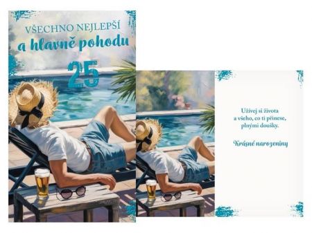 Přání k narozeninám 25 M11-603 T