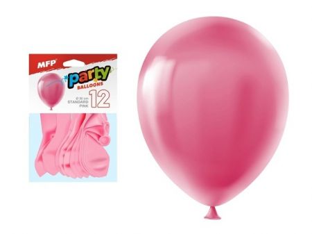 Balónek M 12ks sáček 30cm růžový
