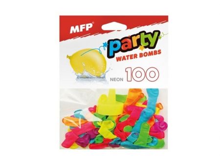 Balonek M neon vodní bomba 100ks