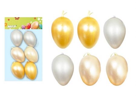 Vajíčka plast 6cm/6ks