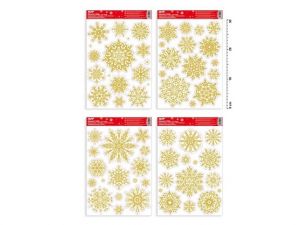 Okenní fólie vánoce glitr VA010 20x30cm