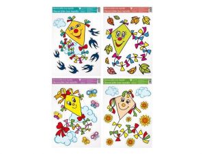 Okenní fólie 974 42x30 cm, draci