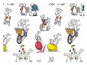 Balící papír Bob a Bobek 001 100x70 LUX