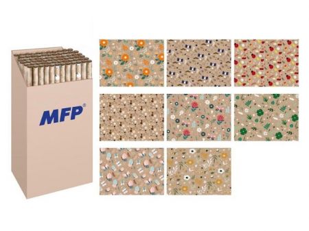 Balicí papír role 2x100x70 KRAFT MIX