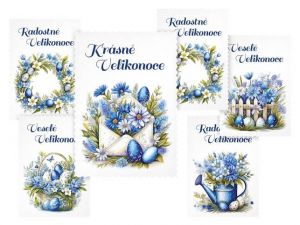 Pohlednice velikonoce 129 C výsek