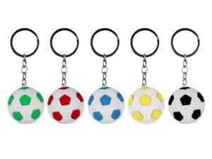 Klíčenka fotbalový míč mix barev 35mm