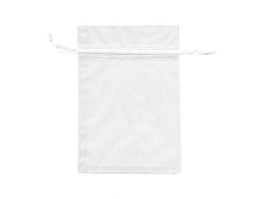 Sáček organza 9 x 12cm bílý