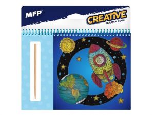 Škrabací obrázek blok 15x15cm 8l MAGIC boys