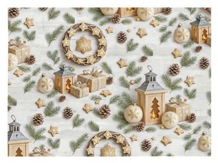 Balicí papír vánoční klasik V308 100x70
