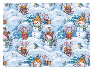 Balicí papír vánoční klasik V303 100x70