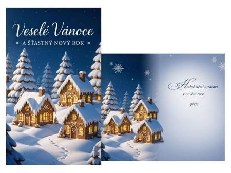 Přání Vánoční malé V23-180 Z