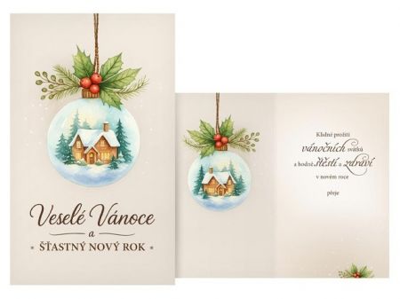 Přání Vánoční malé V23-181 Z