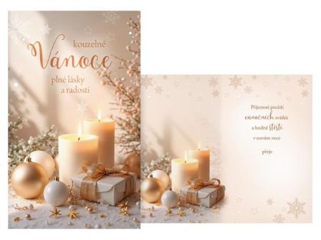 Přání Vánoční malé V23-184 Z