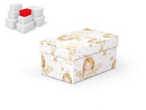 Krabice dárková vánoční B-V011-A 16x10x8cm