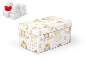 Krabice dárková vánoční B-V011-D 22x14x11cm