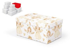 Krabice dárková vánoční B-V011-F 26x17x13cm