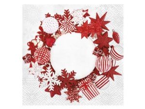 Ubrousek P 33x33 vánoční SDL081600