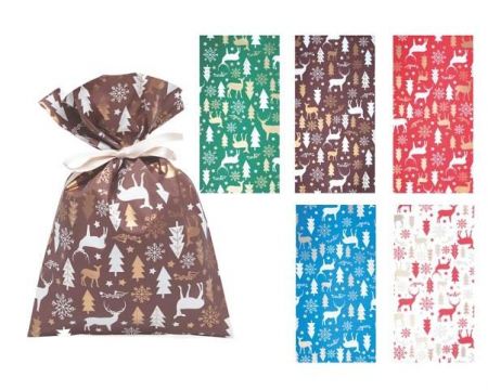 Sáček vánoční 25x40cm Nordpol