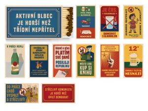 Zápalky Retro dlouhé, Mix motivů