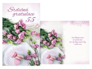 Přání k narozeninám 55 M11-607 T