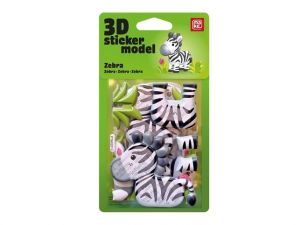 3D Sticker Model ZOO Zebra - MAKE