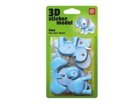 3D Sticker Model ZOO Slon - MAKE