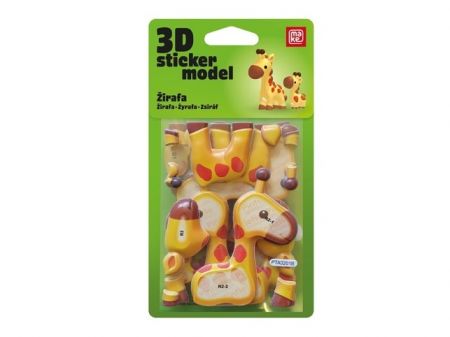 3D Sticker Model ZOO Žirafa- MAKE