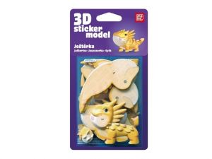 3D Sticker Model Ještěrky Ještěrka - MAKE