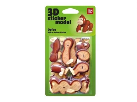 3D Sticker Model ZOO Opice - MAKE
