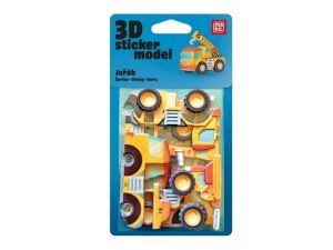 3D Sticker Model Stavební stroje Jeřáb - MAKE