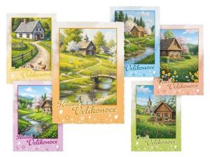 Pohlednice velikonoce 133 C výsek