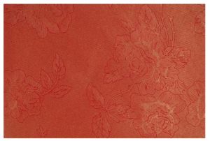 Obálka DL 220mm x 112mm metalická červená růže