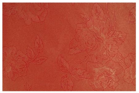 Obálka DL 220mm x 112mm metalická červená růže