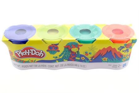 Hasbro Play-Doh Wild Color Pack Of 4