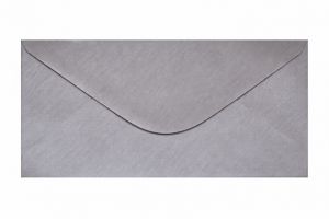 Obálka DL 11x22cm metalická stříbrná