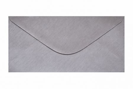 Obálka DL 11x22cm metalická stříbrná