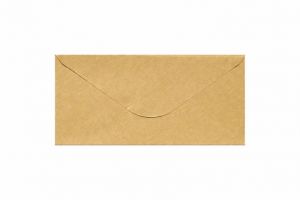 Obálka C6 11,2x15,8 cm metalická s ražbou zlatá<br />